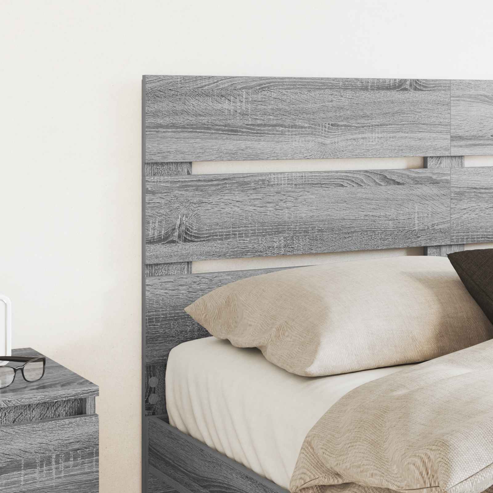 vidaXL Headboard Grey Sonoma Engineered Wood 3