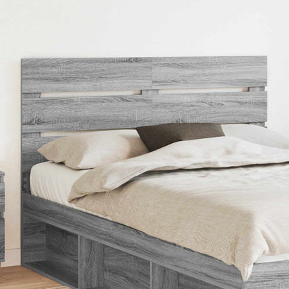 vidaXL Headboard Grey Sonoma Engineered Wood 1