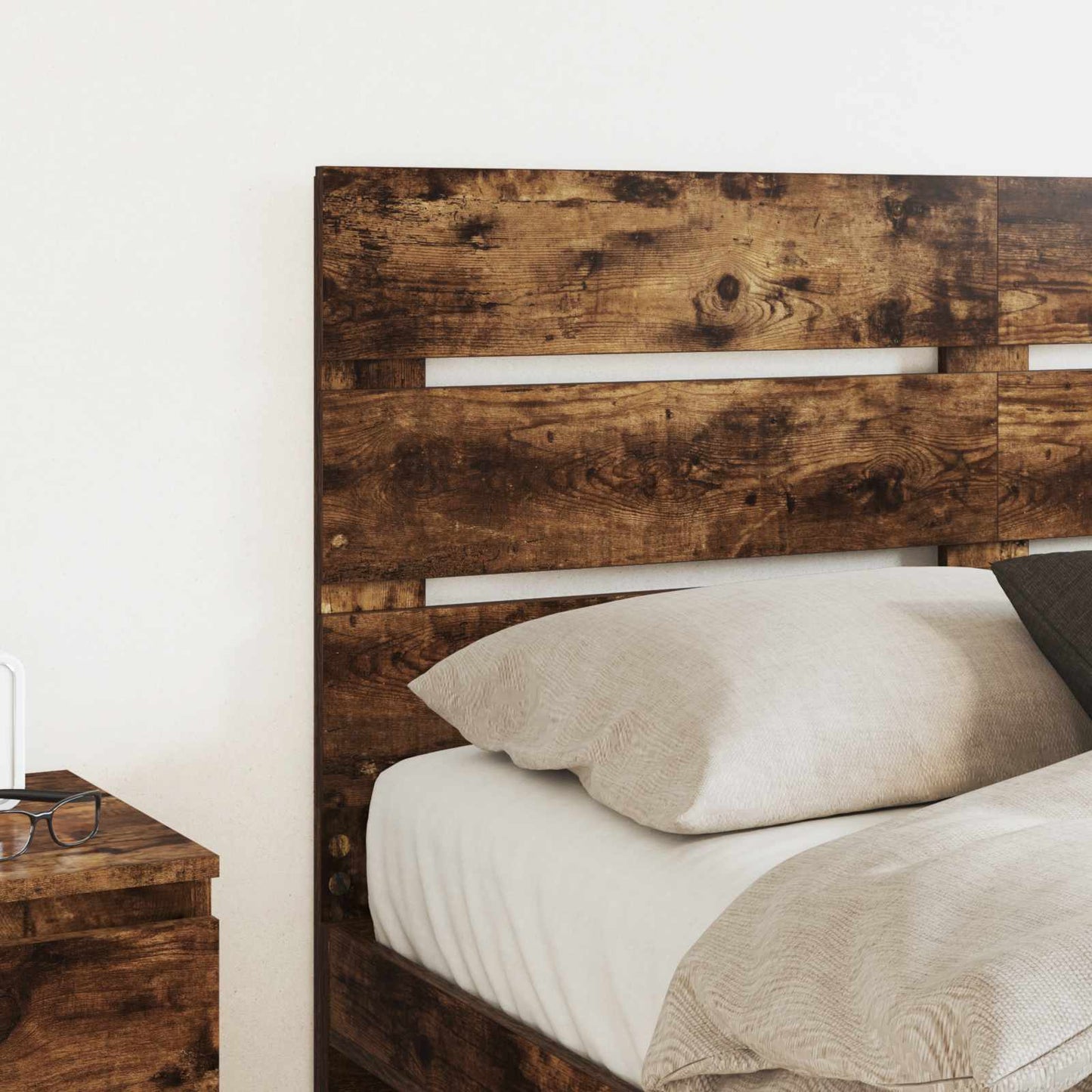 vidaXL Headboard Smoked Oak Engineered Wood 3