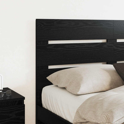 vidaXL Headboard Black Oak Engineered Wood 3