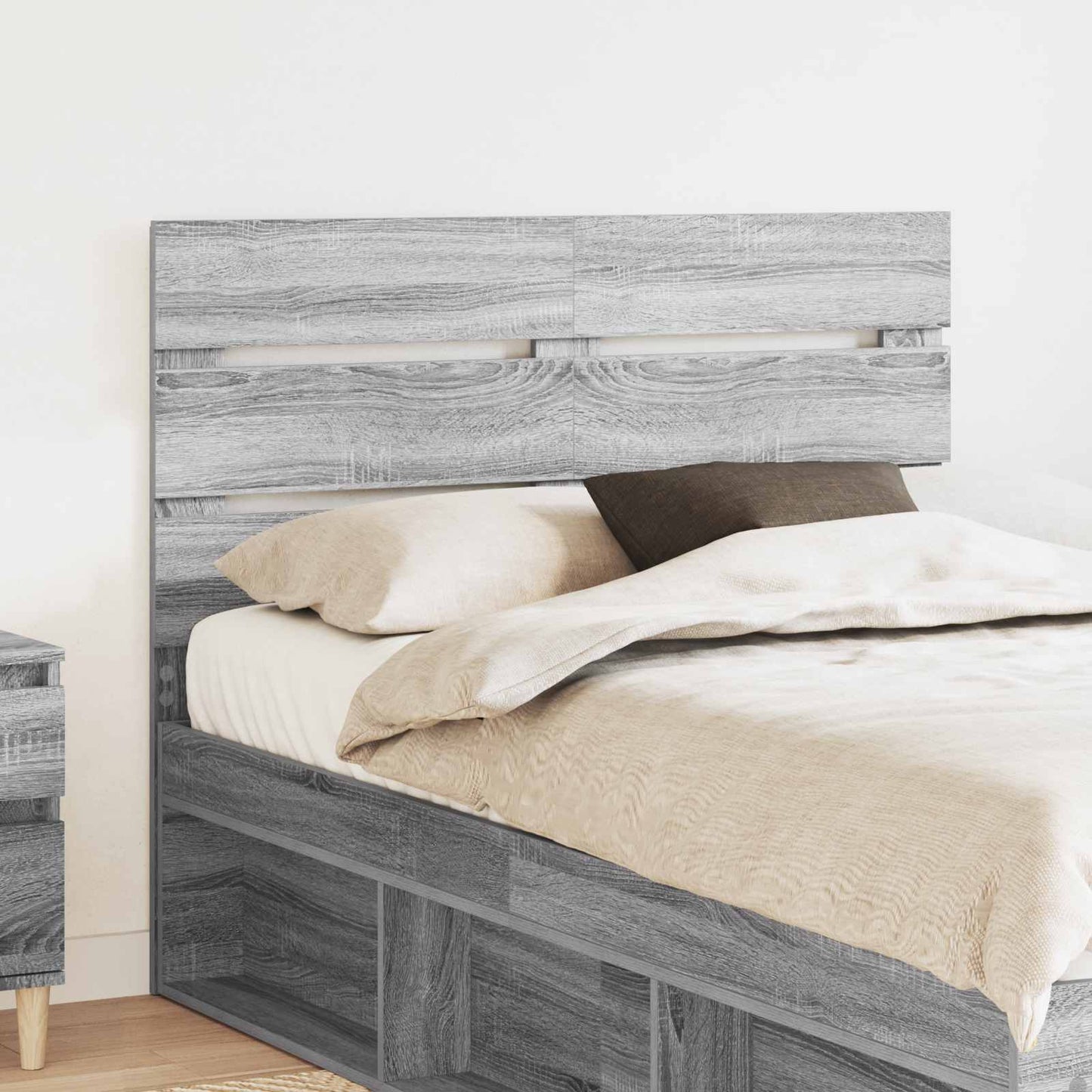 vidaXL Headboard Grey Sonoma Engineered Wood 1
