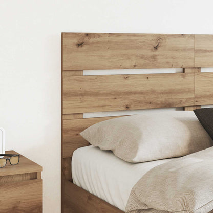 vidaXL Headboard Artisan Oak Engineered Wood 3