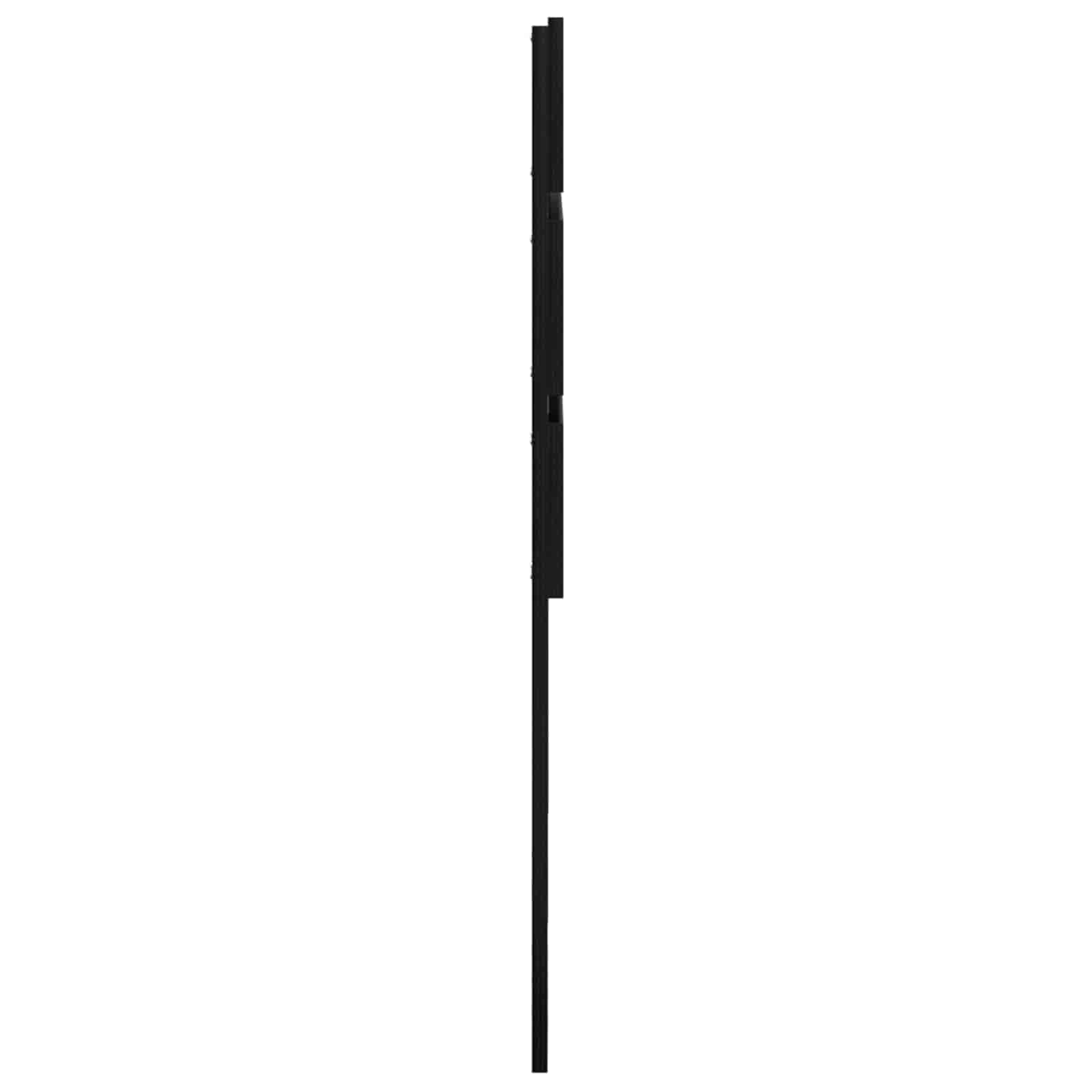 vidaXL Headboard Black Oak Engineered Wood 5