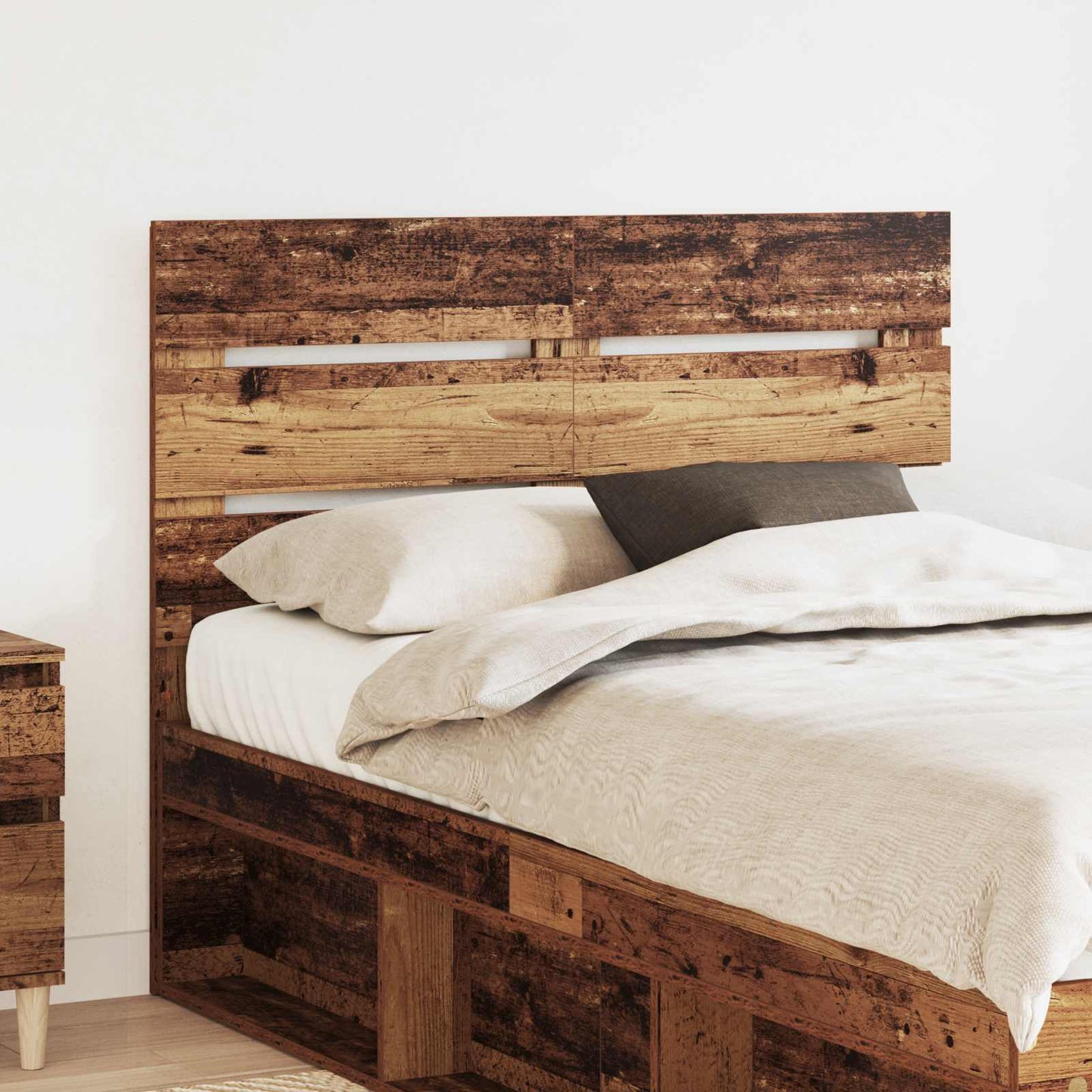 vidaXL Headboard Old Wood Engineered Wood 1