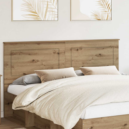 vidaXL Headboard Artisan Oak Engineered Wood 1