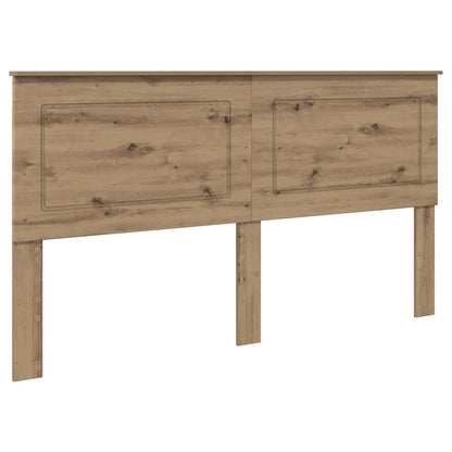 vidaXL Headboard Artisan Oak Engineered Wood 2