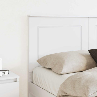 vidaXL Headboard White 100 cm Engineered Wood 3