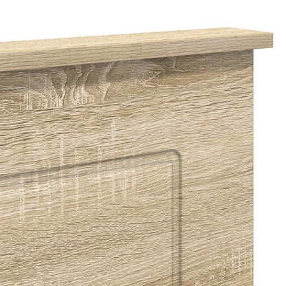 vidaXL Headboard Sonoma Oak 100 cm Engineered Wood 6