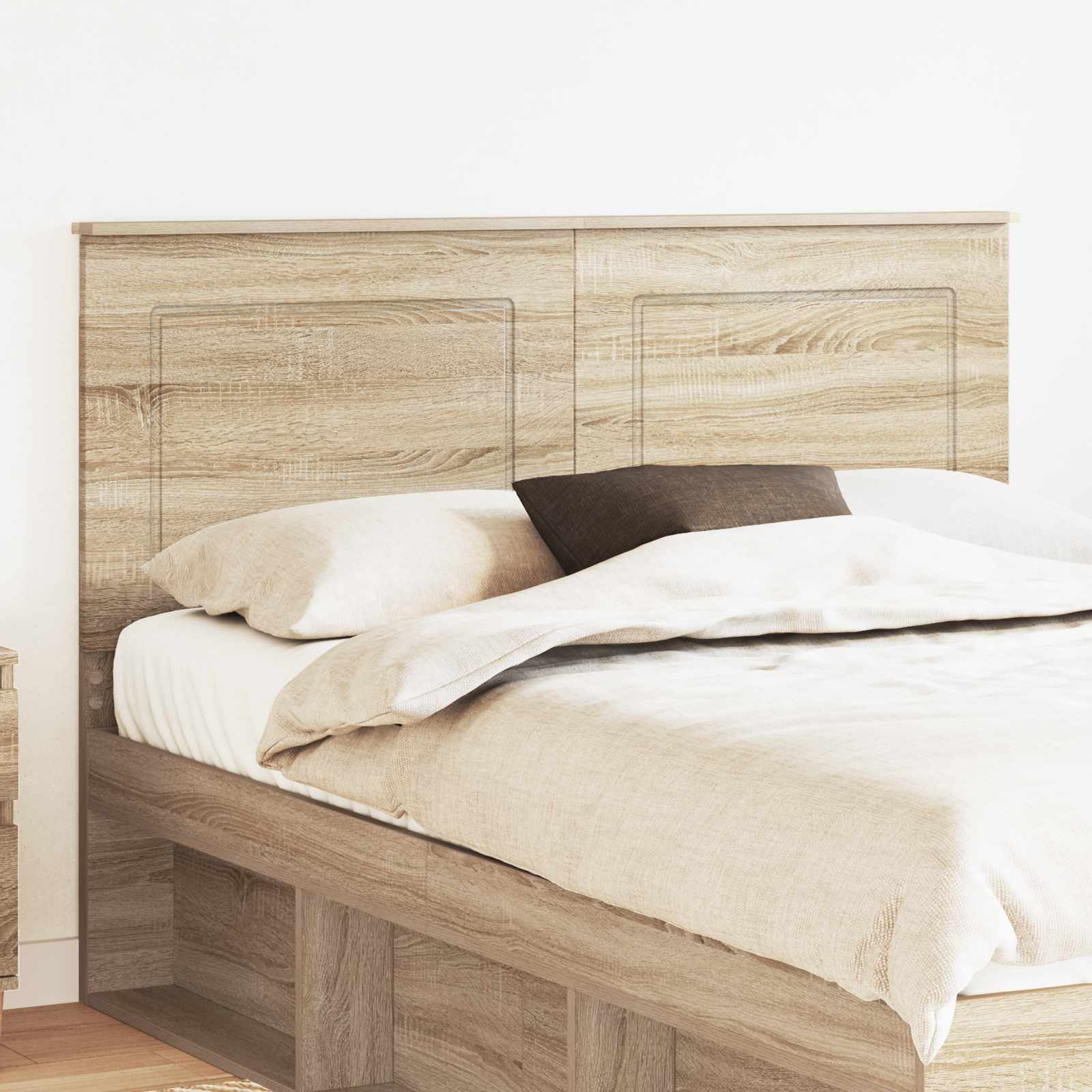vidaXL Headboard Sonoma Oak 100 cm Engineered Wood 1