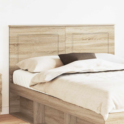 vidaXL Headboard Sonoma Oak 100 cm Engineered Wood 1
