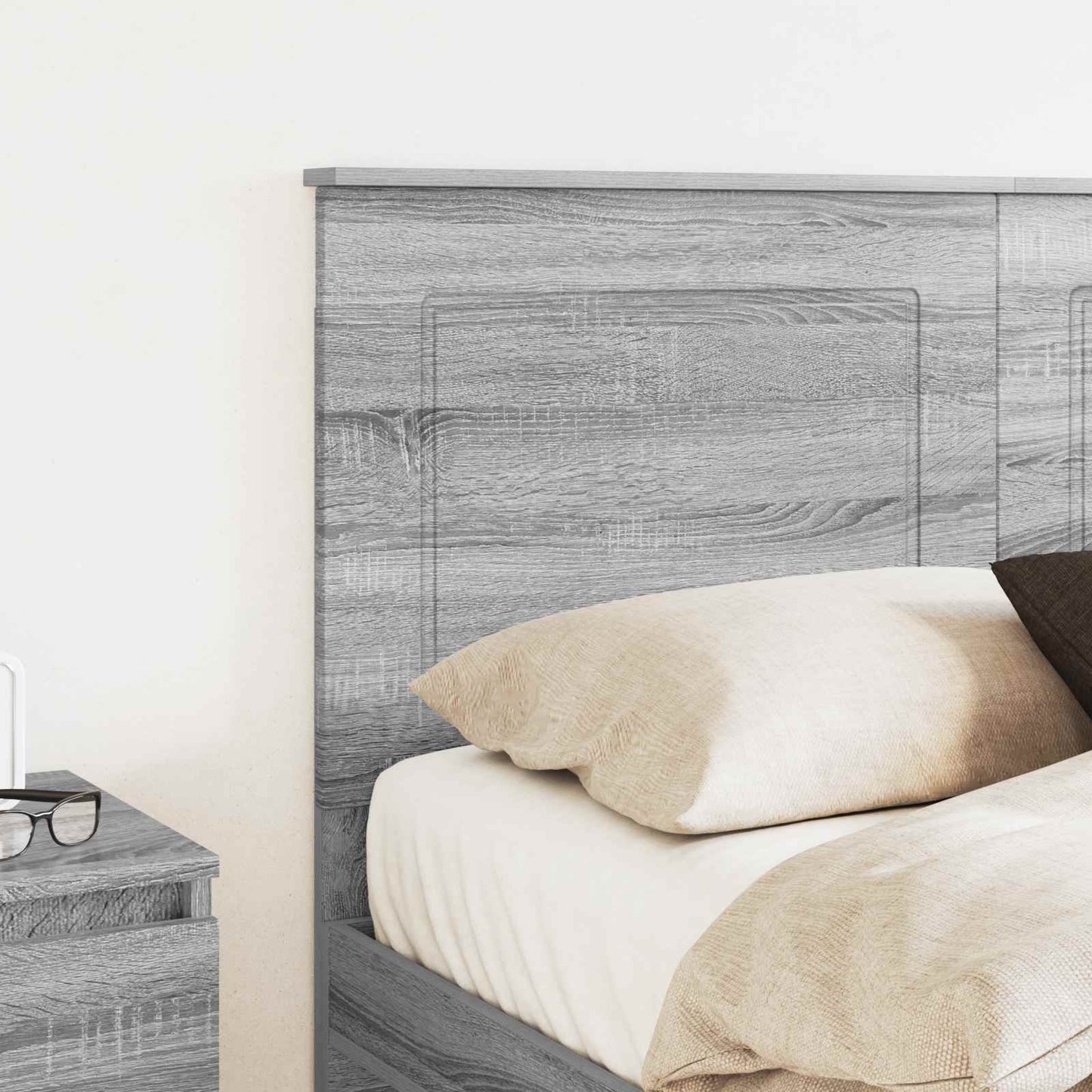 vidaXL Headboard Grey Sonoma 100 cm Engineered Wood 3