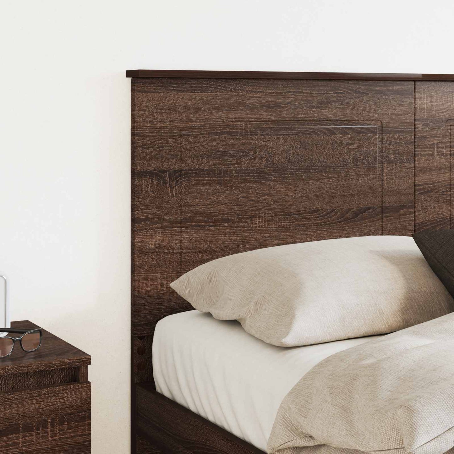 vidaXL Headboard Brown Oak 100 cm Engineered Wood 3