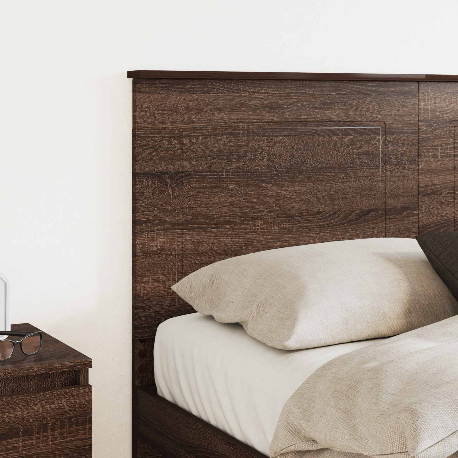 vidaXL Headboard Brown Oak 100 cm Engineered Wood 3