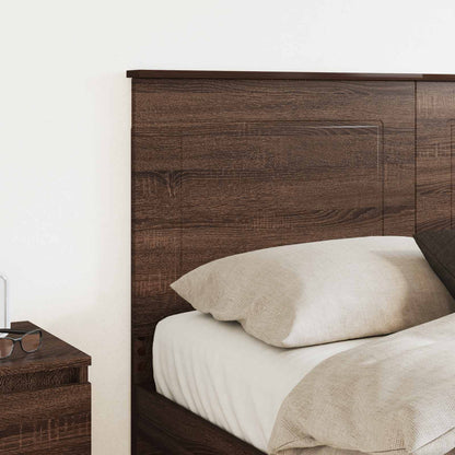vidaXL Headboard Brown Oak 100 cm Engineered Wood 3