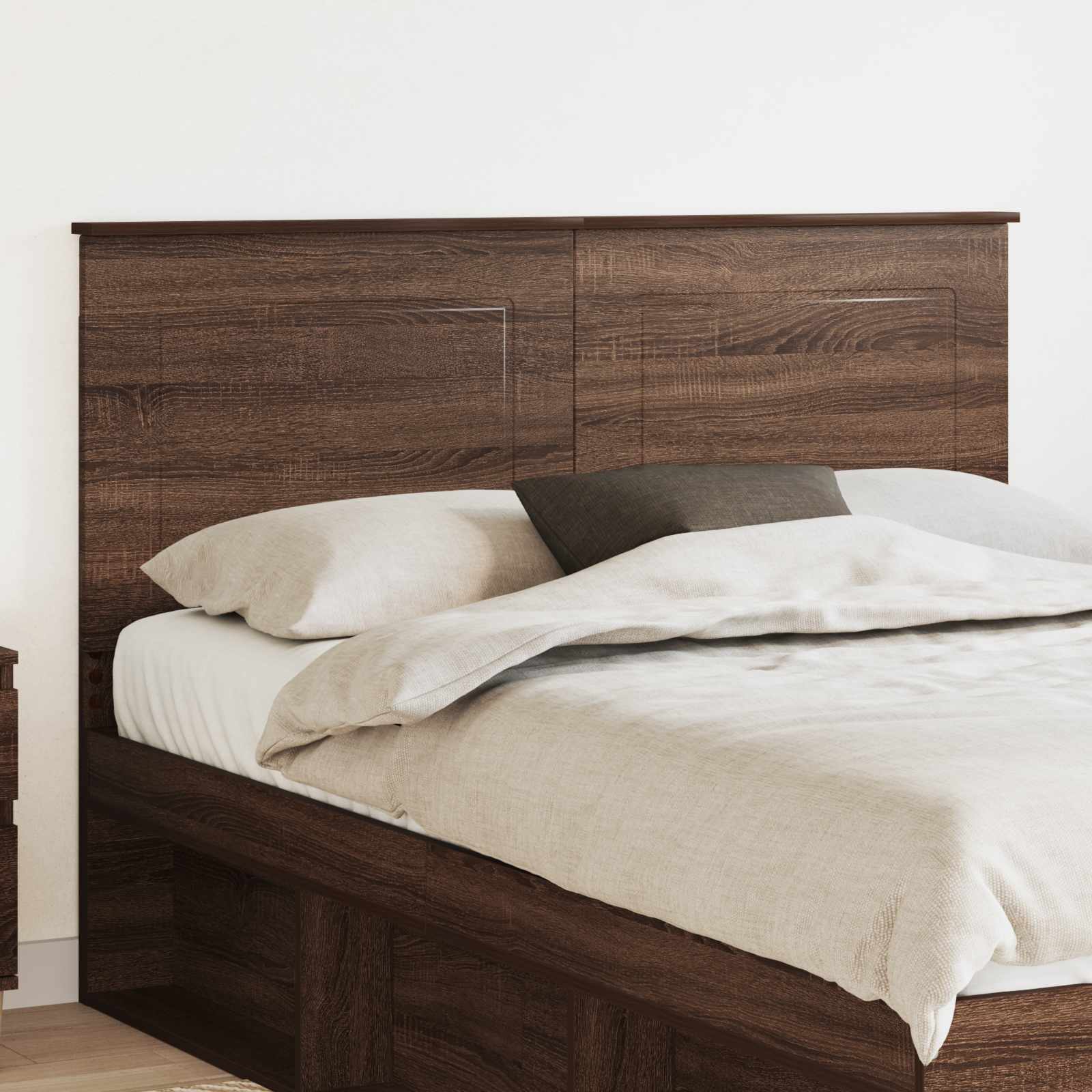 vidaXL Headboard Brown Oak 100 cm Engineered Wood 1