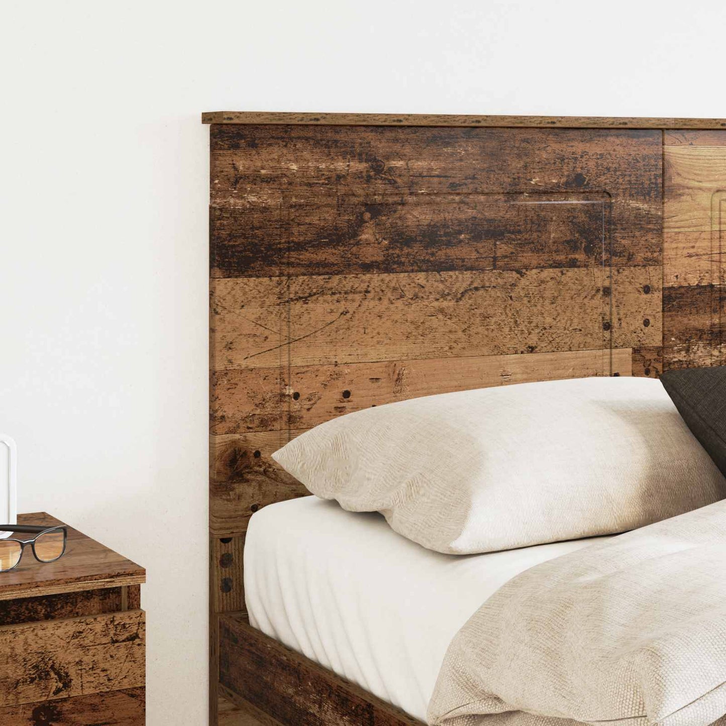 vidaXL Headboard Old Wood 100 cm Engineered Wood 3