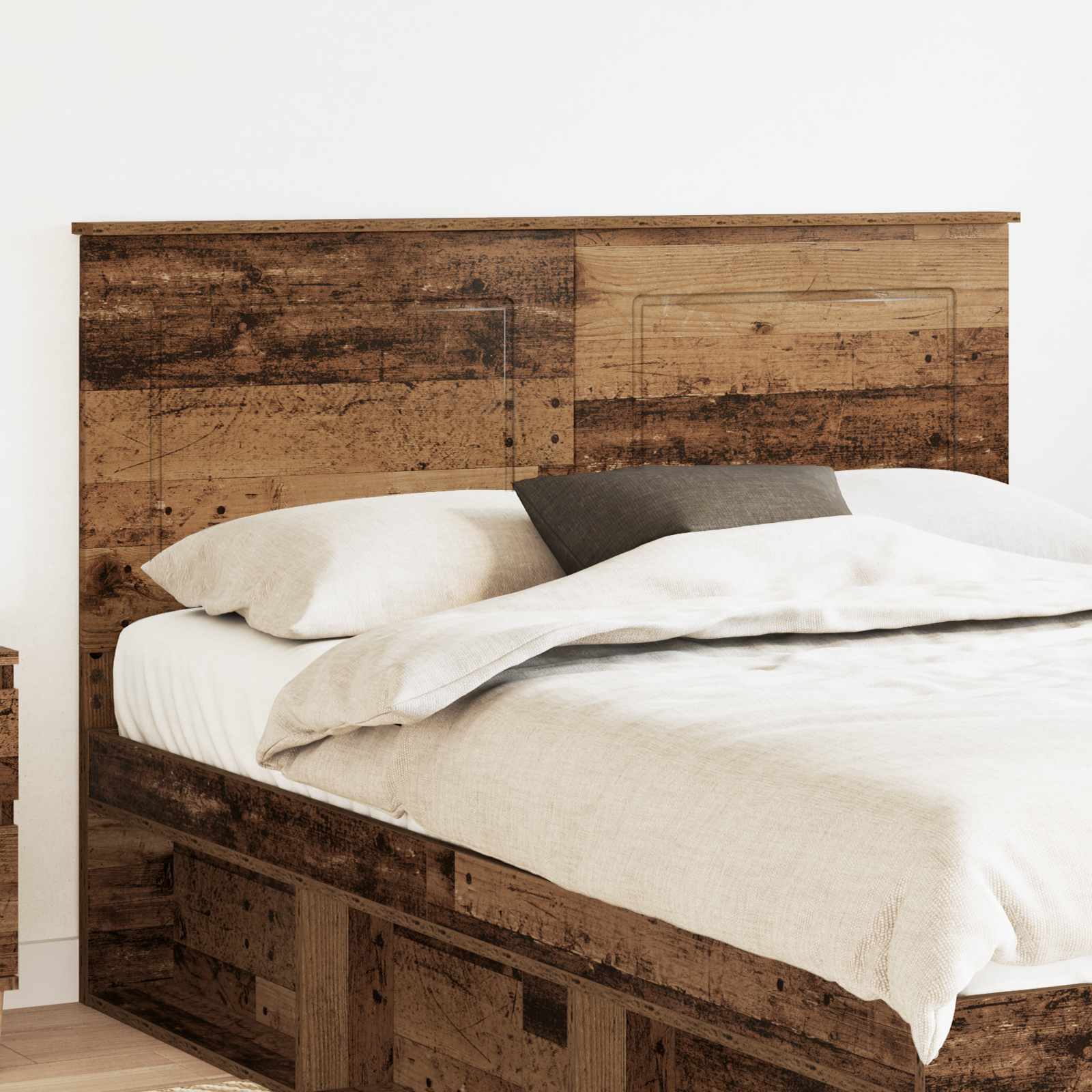 vidaXL Headboard Old Wood 100 cm Engineered Wood 1