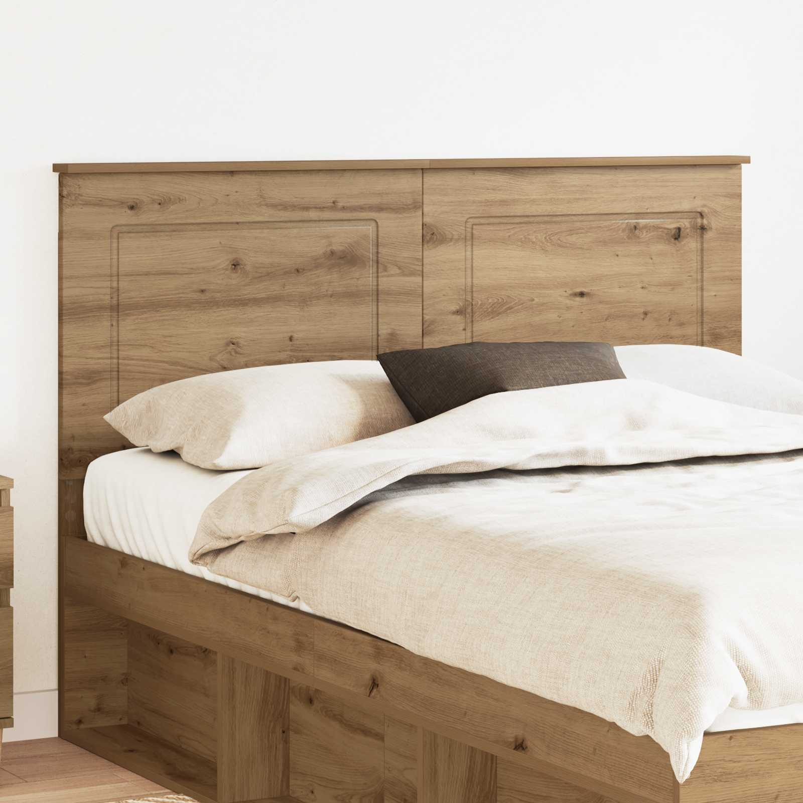 vidaXL Headboard Artisan Oak Engineered Wood 1