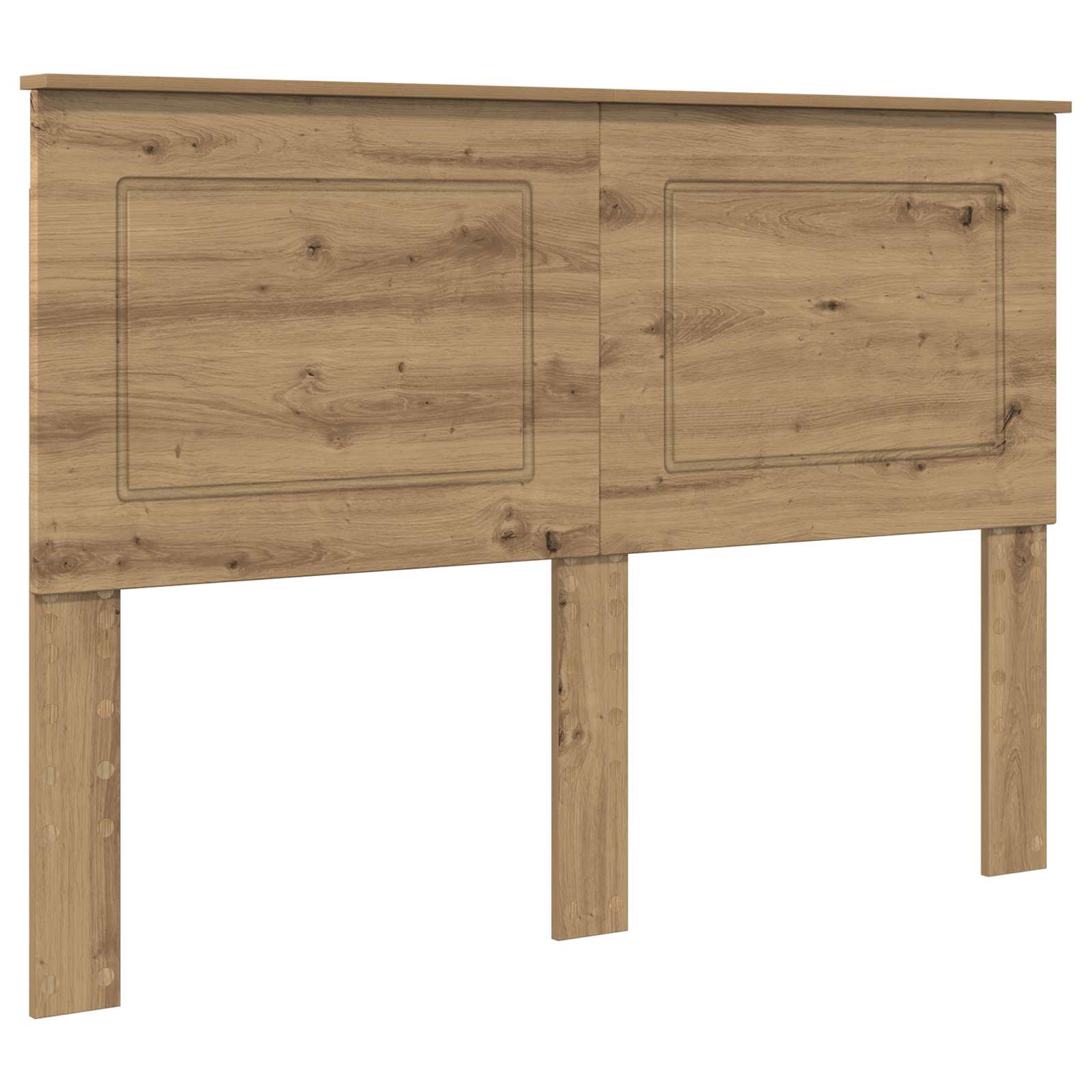 vidaXL Headboard Artisan Oak Engineered Wood 2