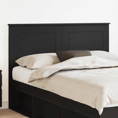 vidaXL Headboard Black Oak 100 cm Engineered Wood 1
