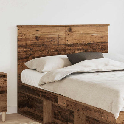 vidaXL Headboard Old Wood 138 x 7 x 100 cm Engineered Wood 1