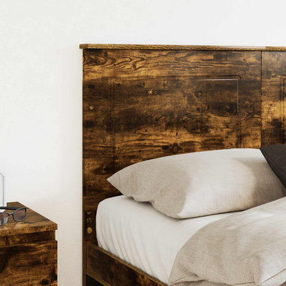 vidaXL Headboard Smoked Oak 100 cm Engineered Wood 3