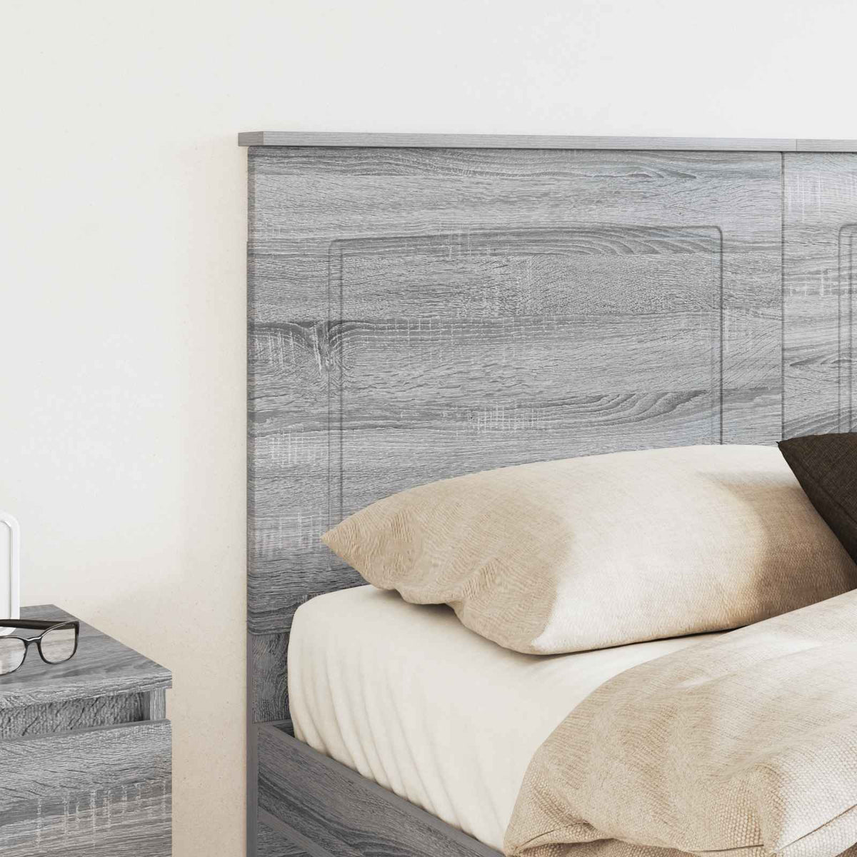 Headboard 100 cm Engineered Wood Grey sonoma 120 cm