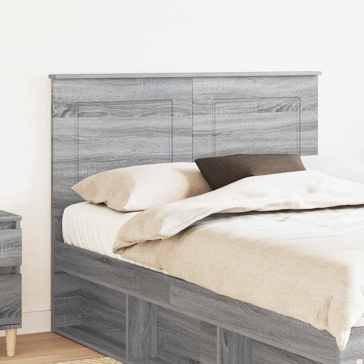 Headboard 100 cm Engineered Wood Grey sonoma 120 cm