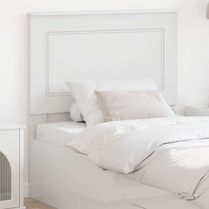 vidaXL Headboard White 100 cm Engineered Wood 1