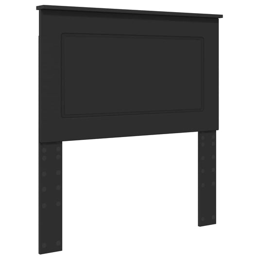 Headboard Black Oak 100 cm Engineered Wood 2