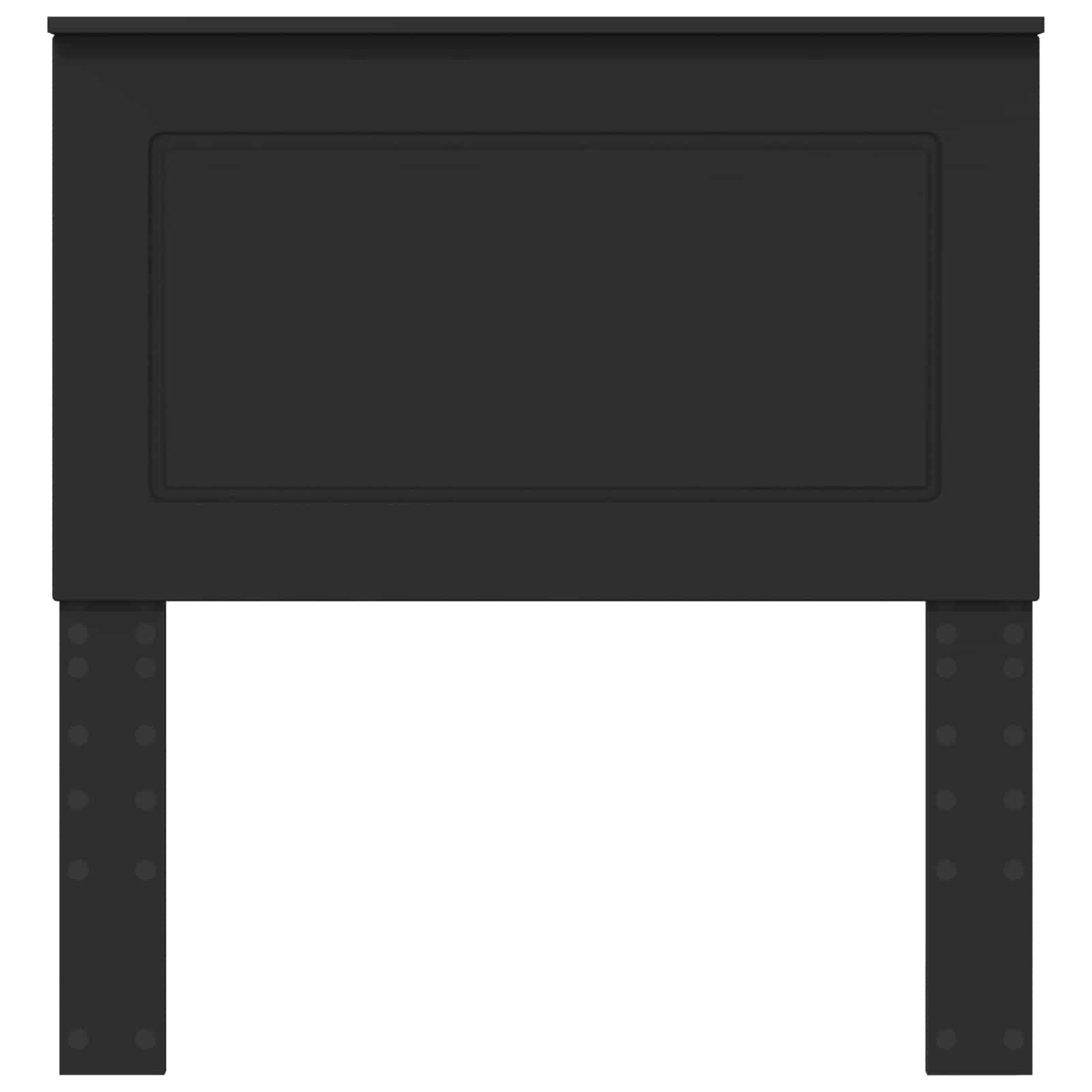 vidaXL Headboard Black Oak 100 cm Engineered Wood 4
