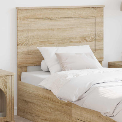 vidaXL Headboard Sonoma Oak 100 cm Engineered Wood 1
