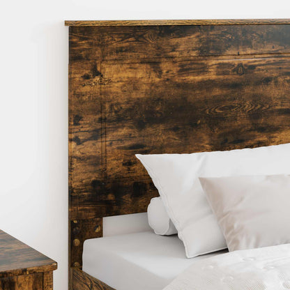 vidaXL Headboard Smoked Oak 100 cm Engineered Wood 3