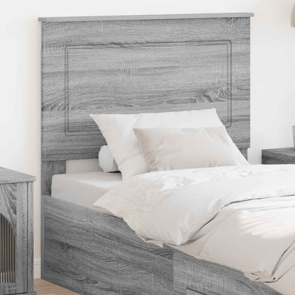 vidaXL Headboard Grey Sonoma 100 cm Engineered Wood 1