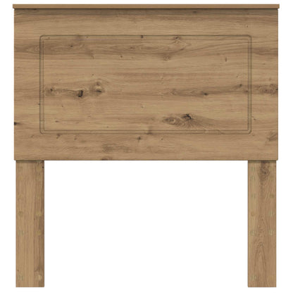 vidaXL Headboard Artisan Oak Engineered Wood 4