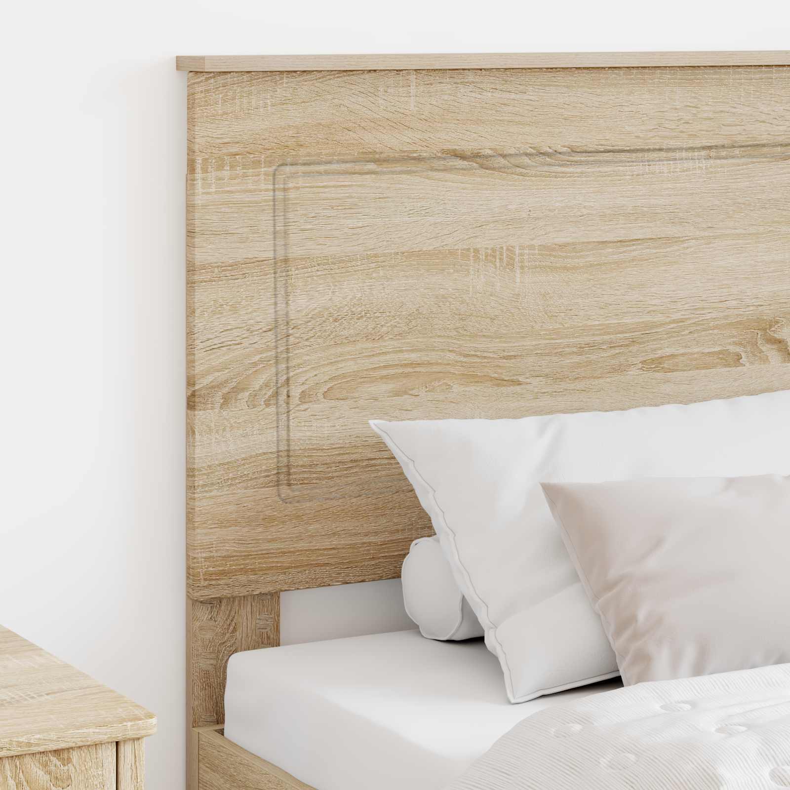 vidaXL Headboard Sonoma Oak 100 cm Engineered Wood 3