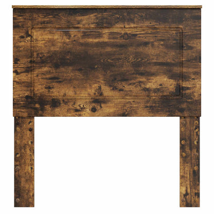 vidaXL Headboard Smoked Oak 100 cm Engineered Wood 4