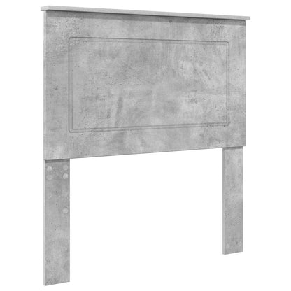 vidaXL Headboard Concrete Grey 100 cm Engineered Wood 2