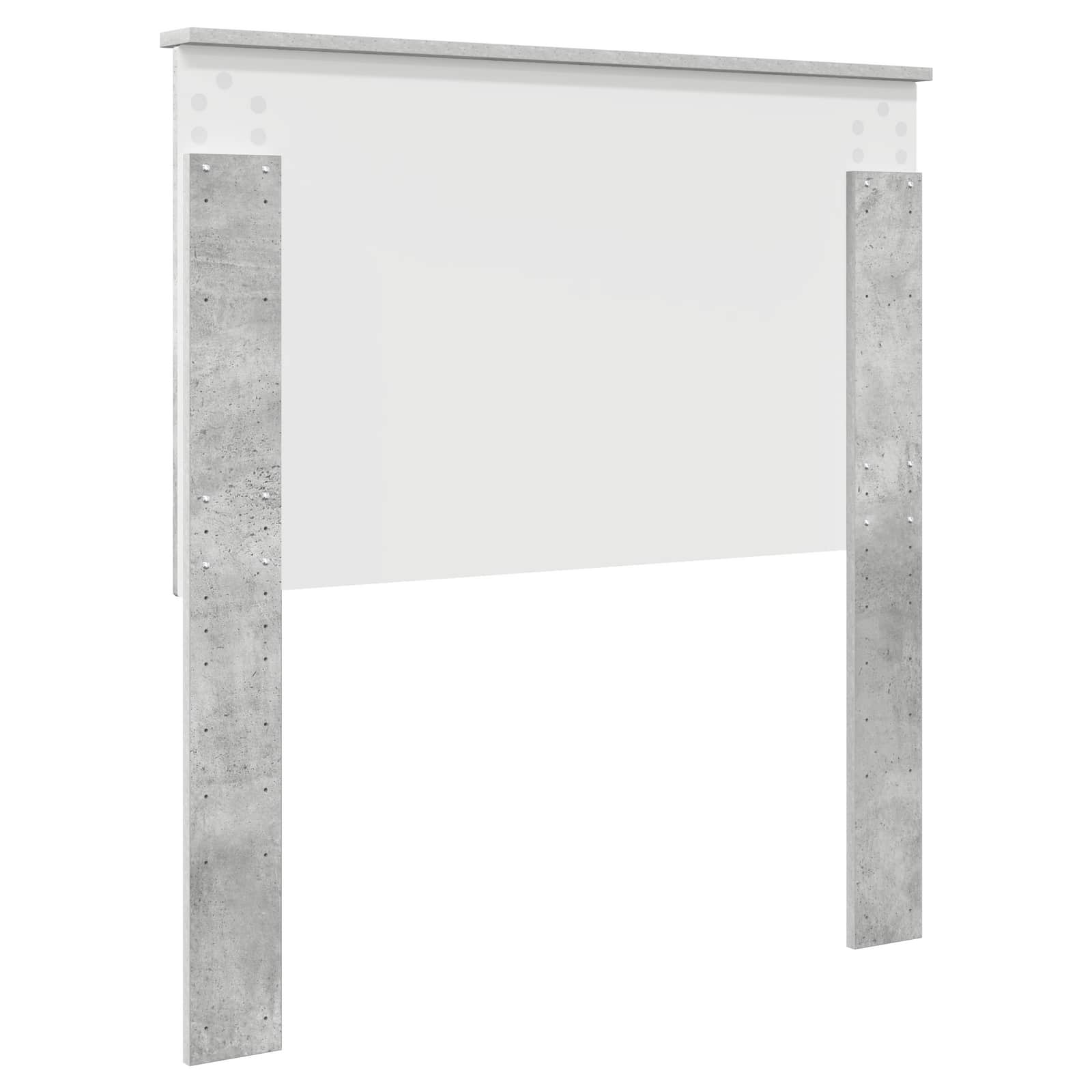 vidaXL Headboard Concrete Grey 100 cm Engineered Wood 6
