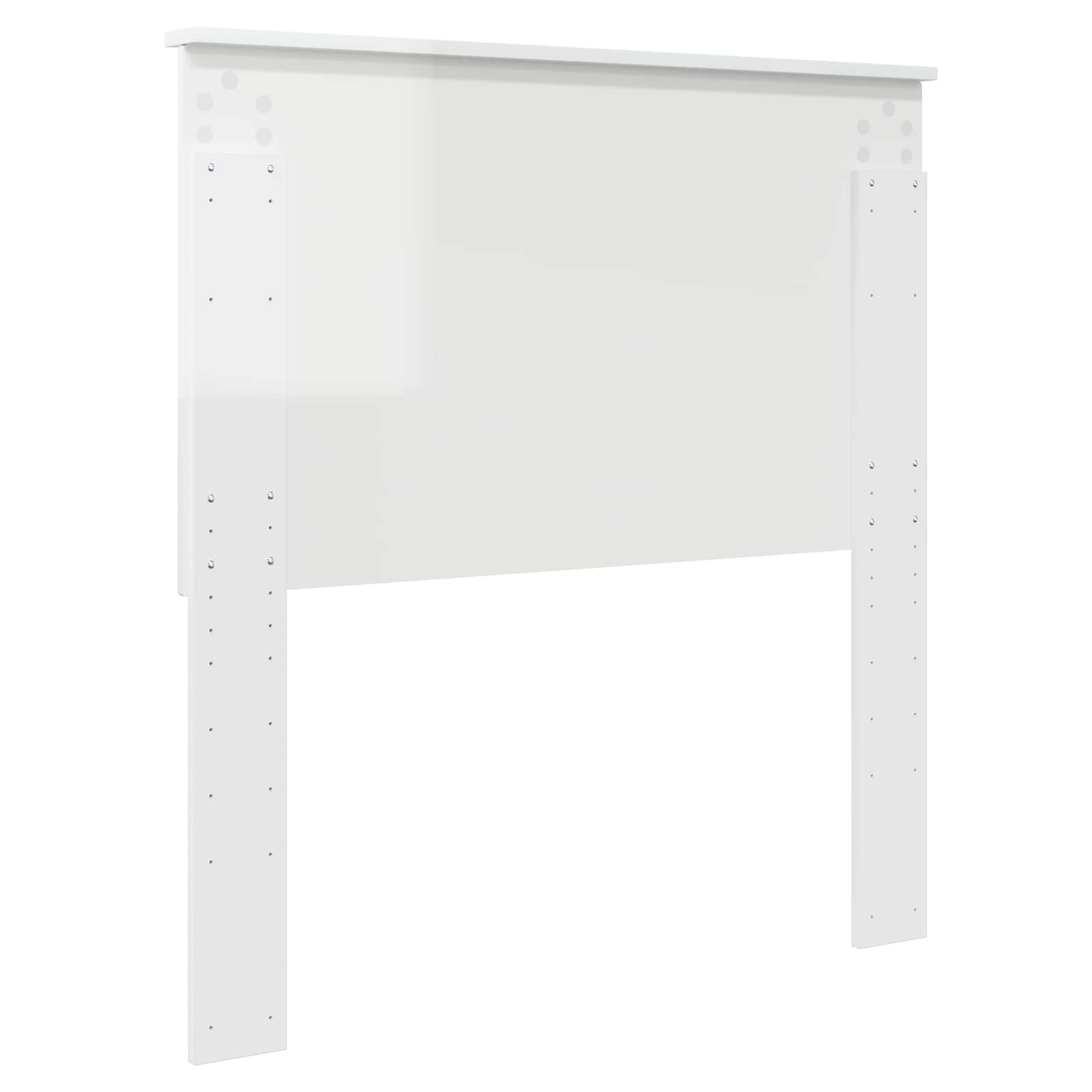 vidaXL Headboard Gloss White 100 cm Engineered Wood 6