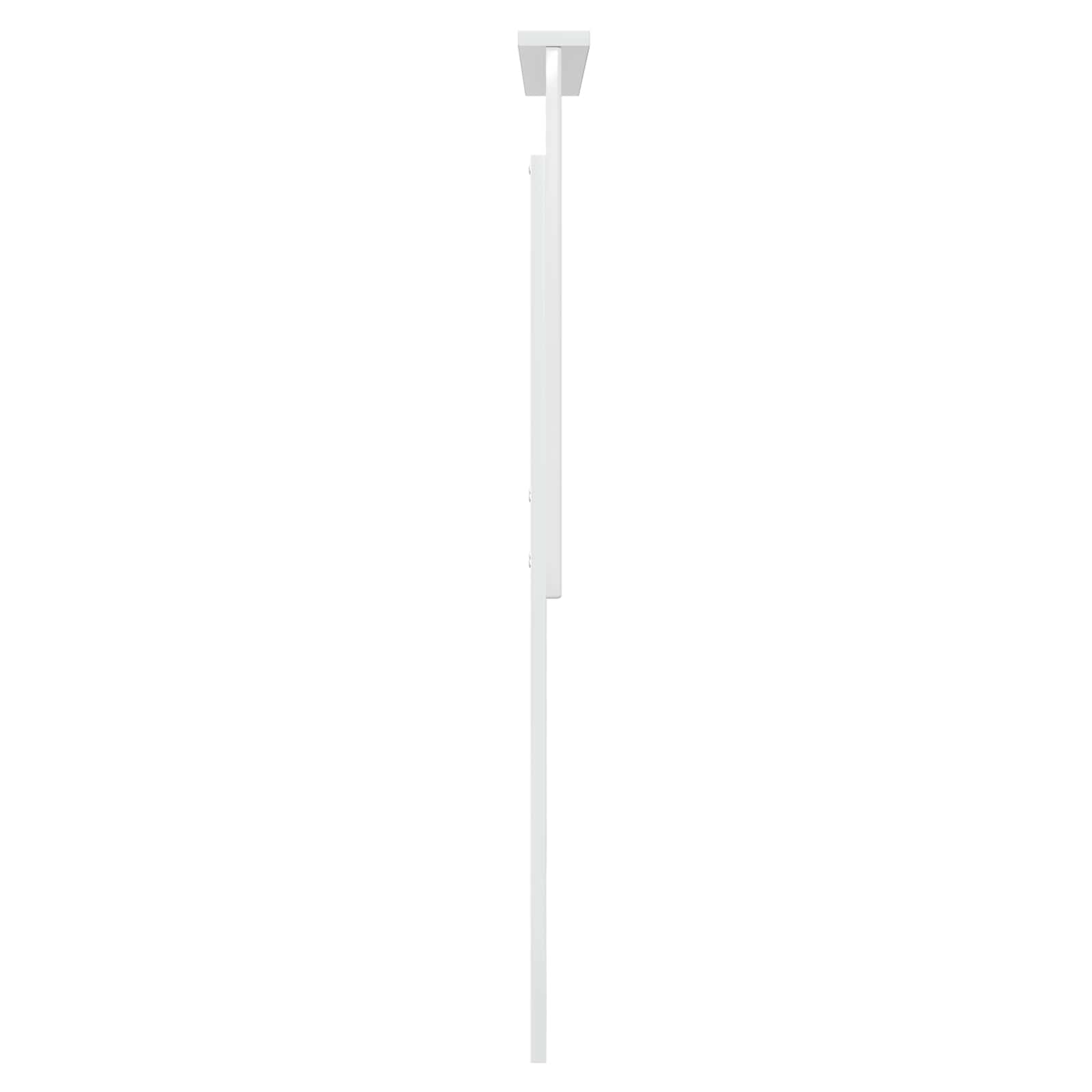 vidaXL Headboard Gloss White 100 cm Engineered Wood 5
