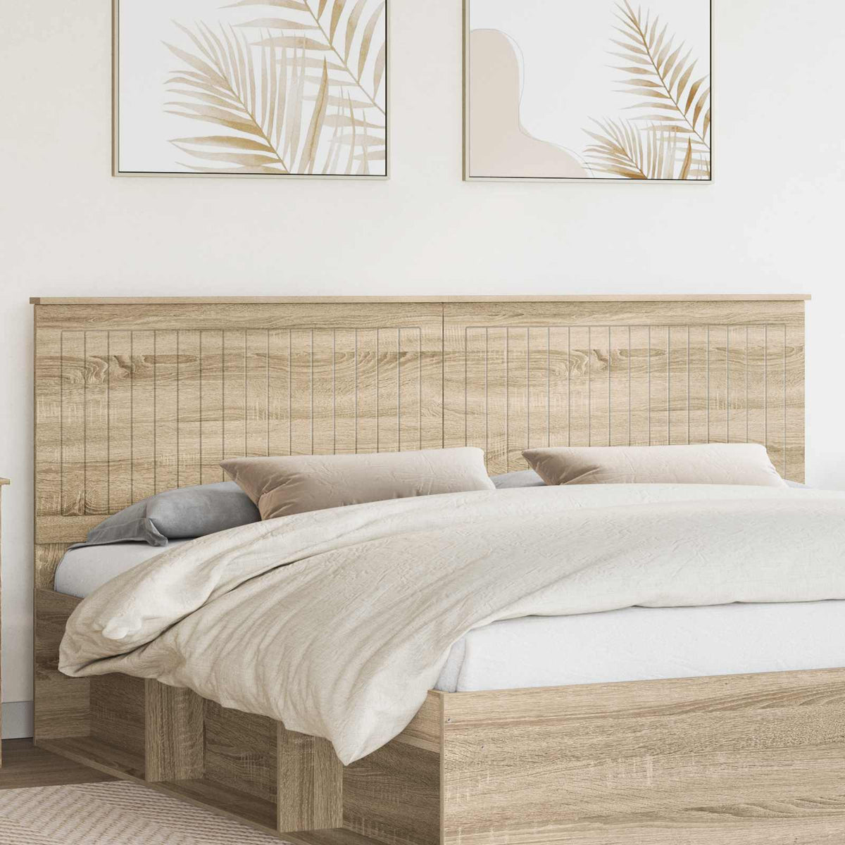 vidaXL Headboard Engineered wood Sonoma oak