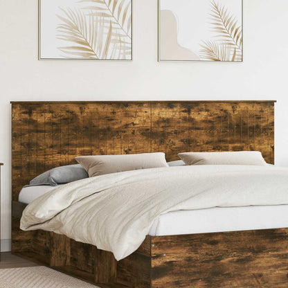 vidaXL Headboard Engineered wood Smoked oak