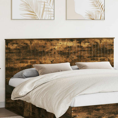 vidaXL Headboard Engineered wood Smoked oak