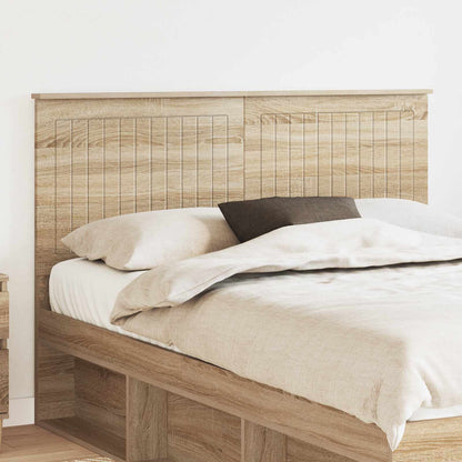 vidaXL Headboard Sonoma Oak Engineered wood 1