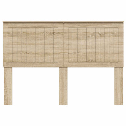 vidaXL Headboard Sonoma Oak Engineered wood 4