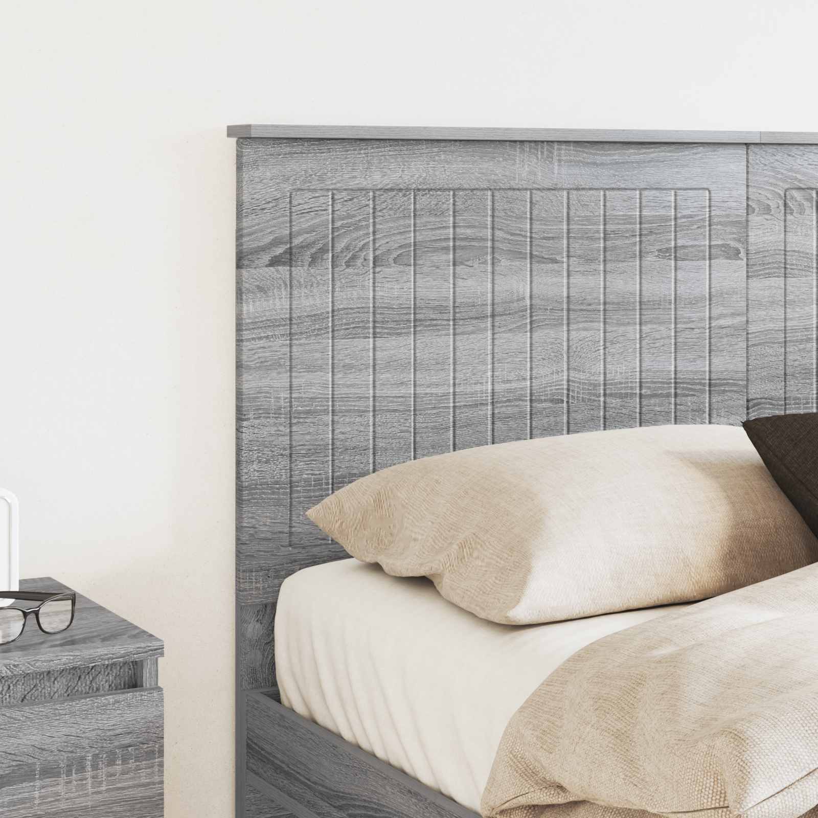 vidaXL Headboard Grey Sonoma Engineered wood 3