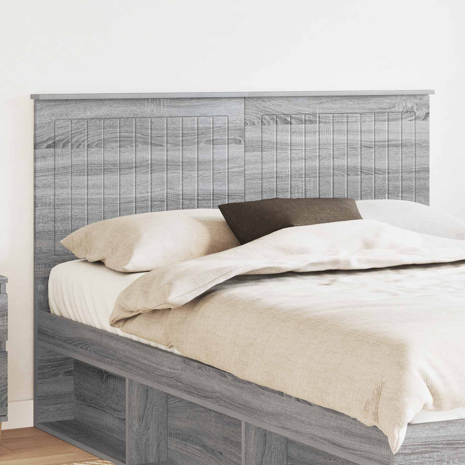 vidaXL Headboard Grey Sonoma Engineered wood 1