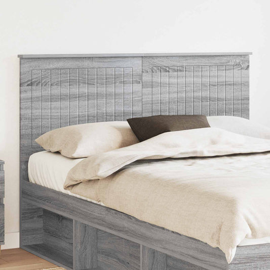 vidaXL Headboard Grey Sonoma Engineered wood 1