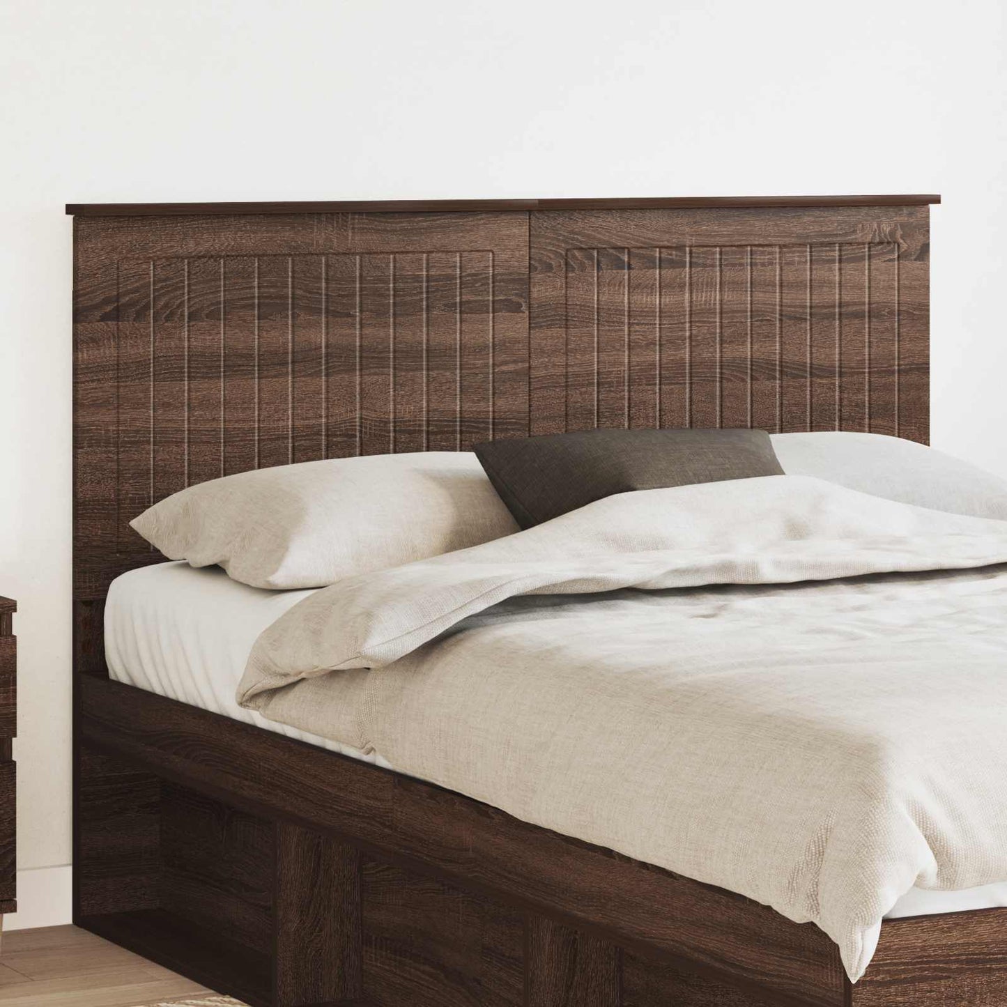 vidaXL Headboard Brown Oak Engineered wood 1